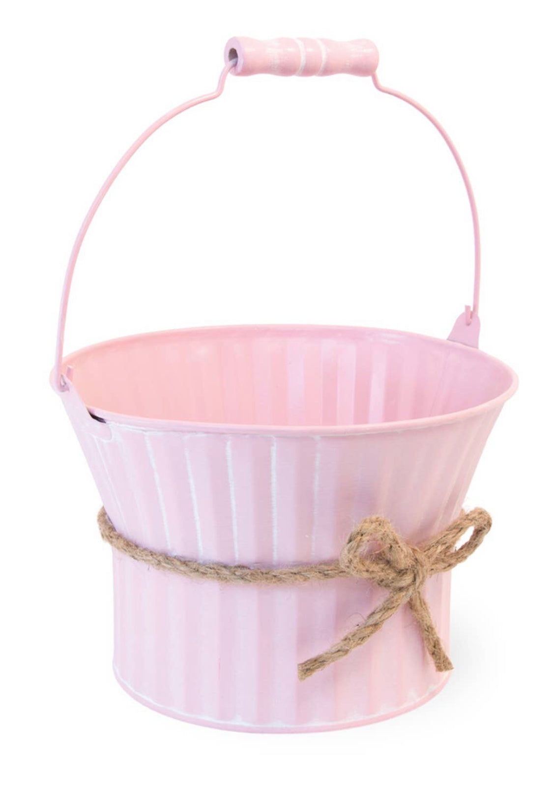 Pastel Bucket Pink Easter Accent