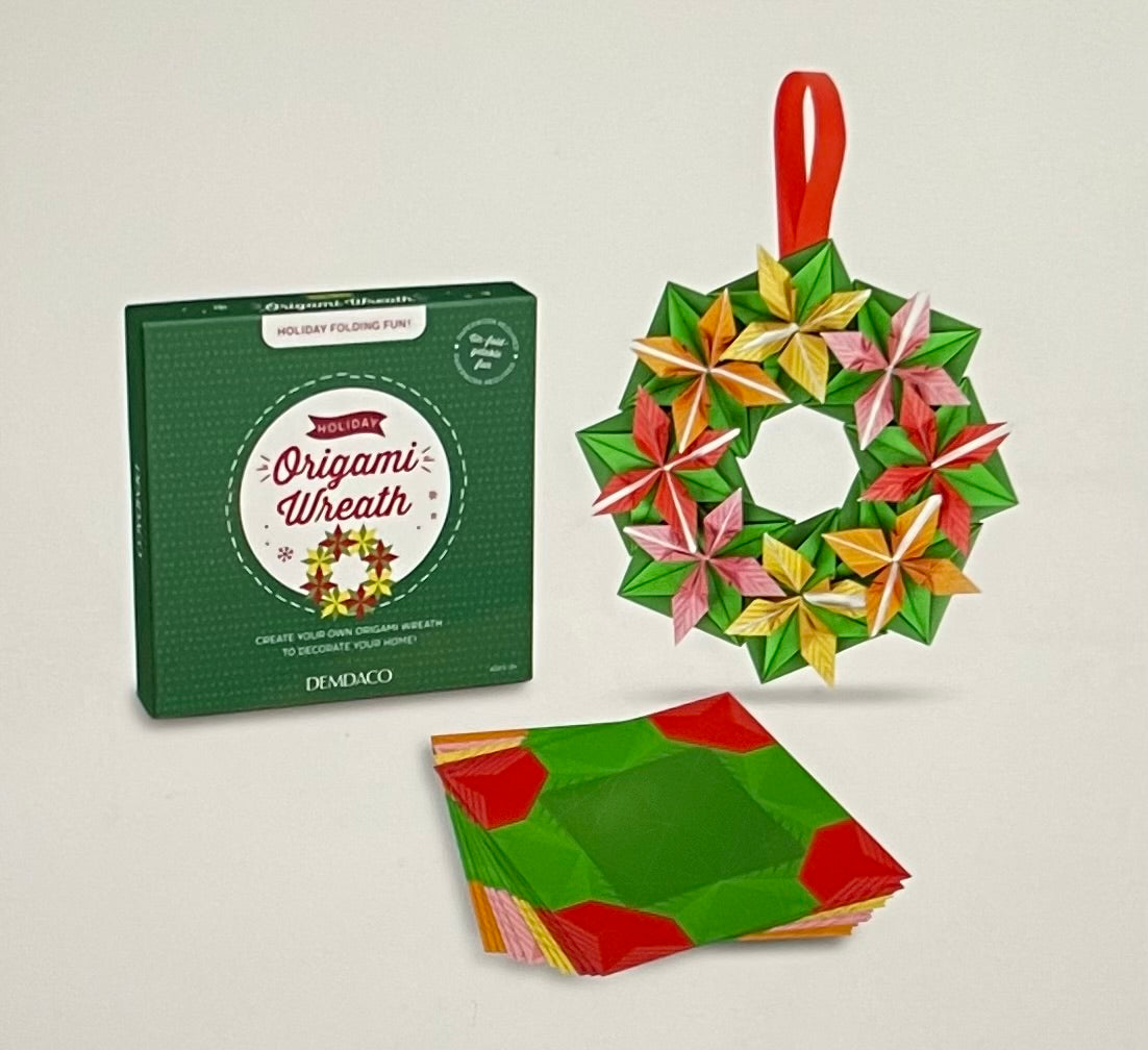 Holiday Wreath Origami
